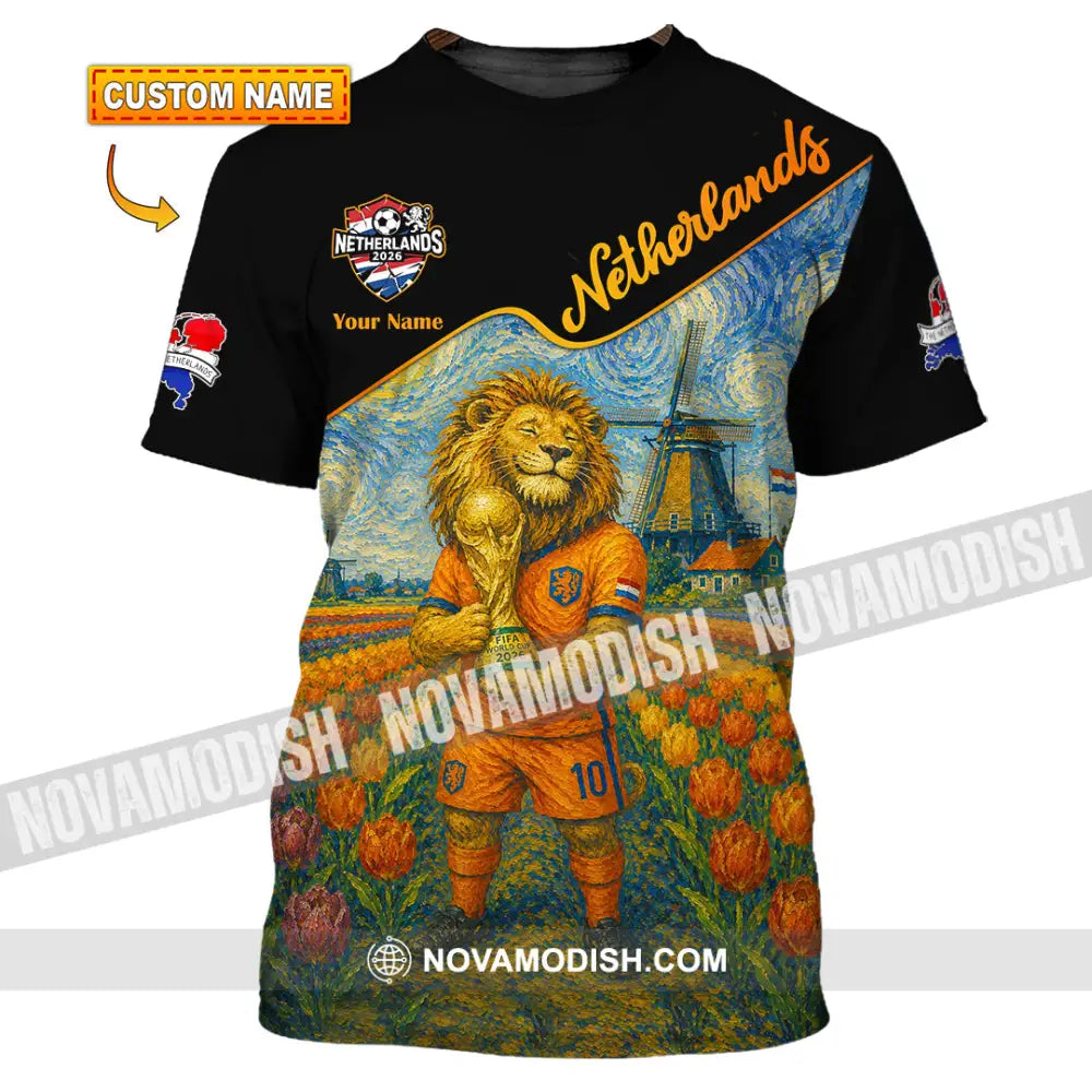 Unisex Shirt - Custom Netherlands World Cup 2026 Shirt - T-shirt