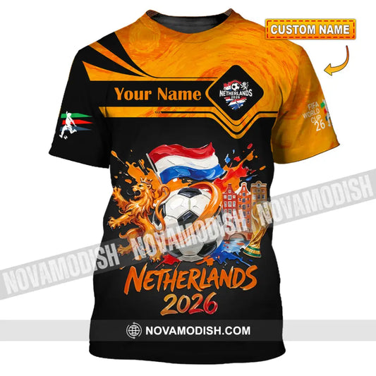 Unisex Shirt - Custom Netherlands World Cup 2026 Shirt - T-shirt