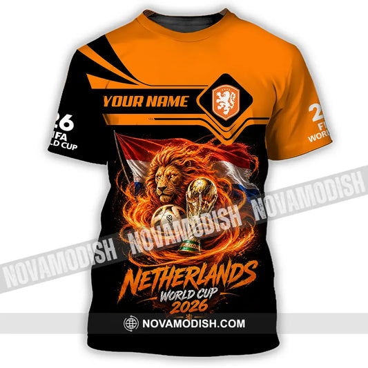 Unisex Shirt - Custom Netherlands World Cup 2026 Shirt - T-Shirt / S - T-shirt