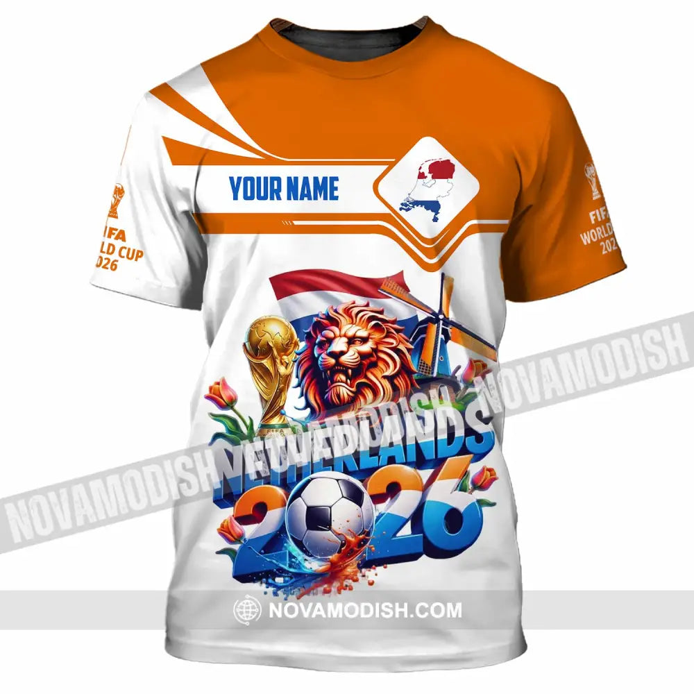 Unisex Shirt - Custom Netherlands World Cup 2026 Shirt - T-Shirt / S - T-shirt