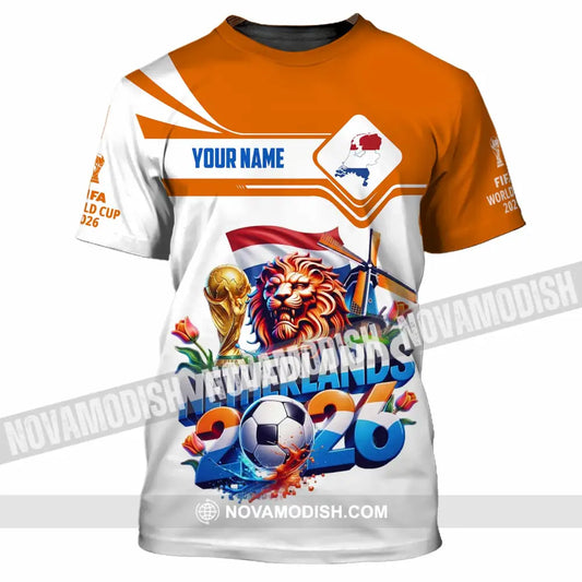 Unisex Shirt - Custom Netherlands World Cup 2026 Shirt - T-Shirt / S - T-shirt