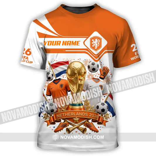 Unisex Shirt - Custom Netherlands World Cup 2026 Shirt - T-Shirt / S - T-shirt