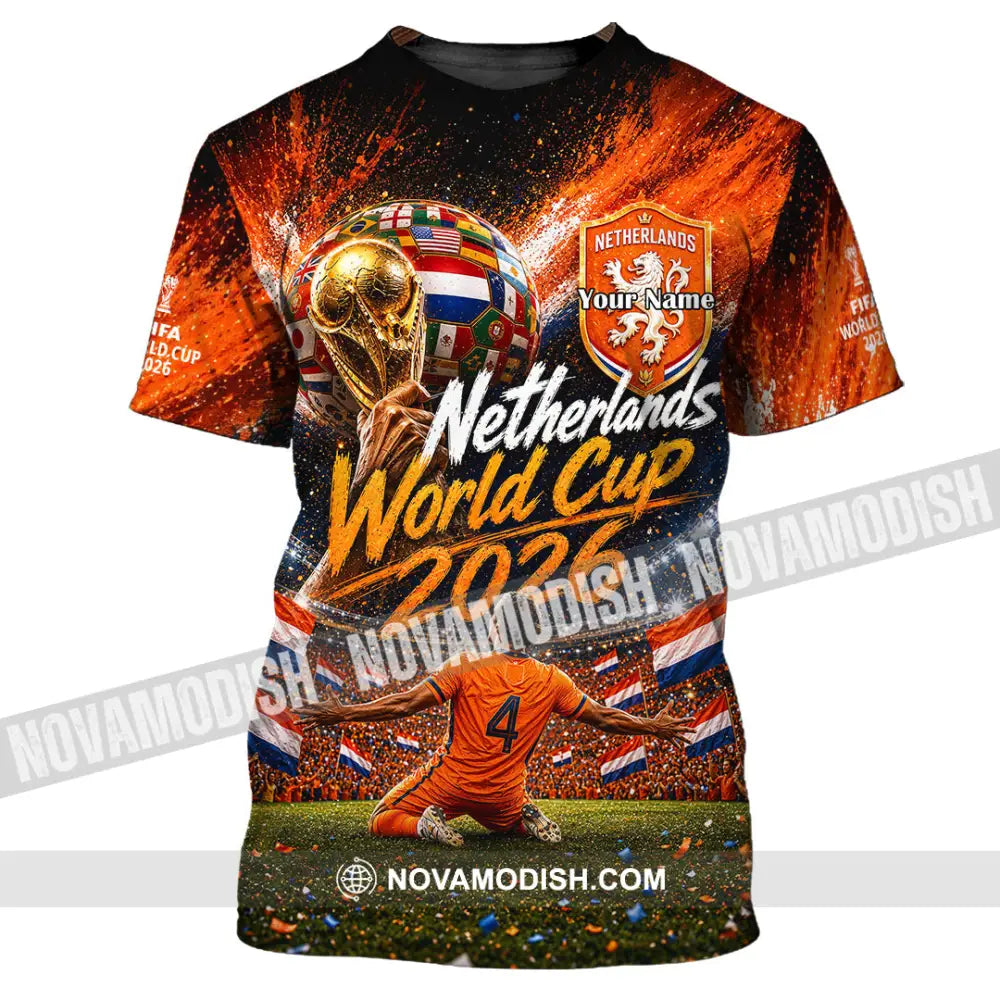 Unisex Shirt - Custom Netherlands World Cup 2026 Shirt - T-Shirt / S - T-shirt