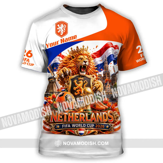 Unisex Shirt - Custom Netherlands World Cup 2026 Shirt - T-Shirt / S - T-shirt