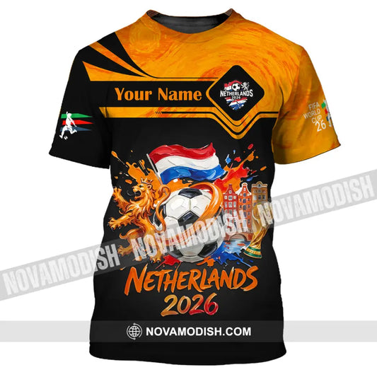 Unisex Shirt - Custom Netherlands World Cup 2026 Shirt - T-Shirt / S - T-shirt