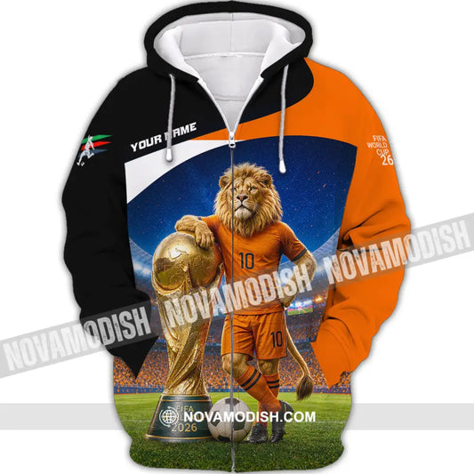 Unisex Shirt - Custom Netherlands World Cup 2026 Shirt - Zipper Hoodie / S - T-shirt