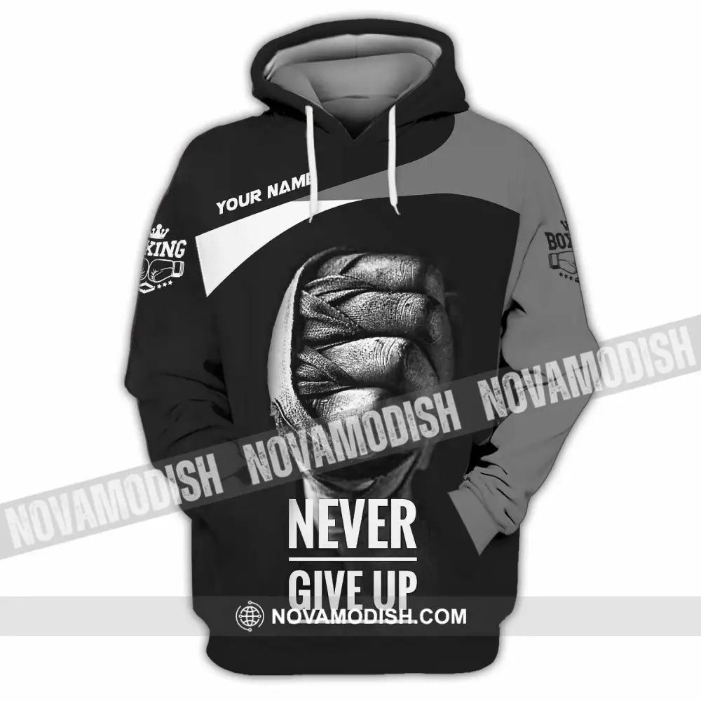 Unisex Shirt - Custom Never Give Up Shirt Hoodie / S T-shirt
