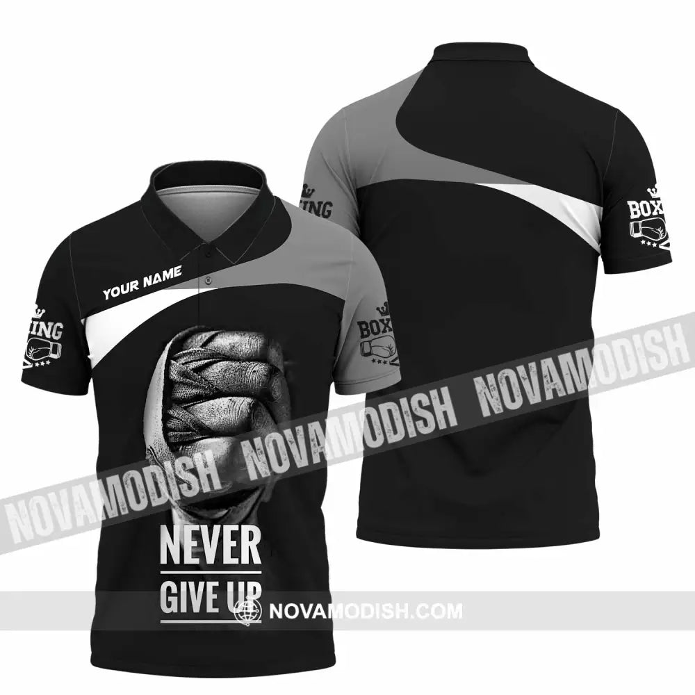 Unisex Shirt - Custom Never Give Up Shirt Polo Shirt / S T-shirt
