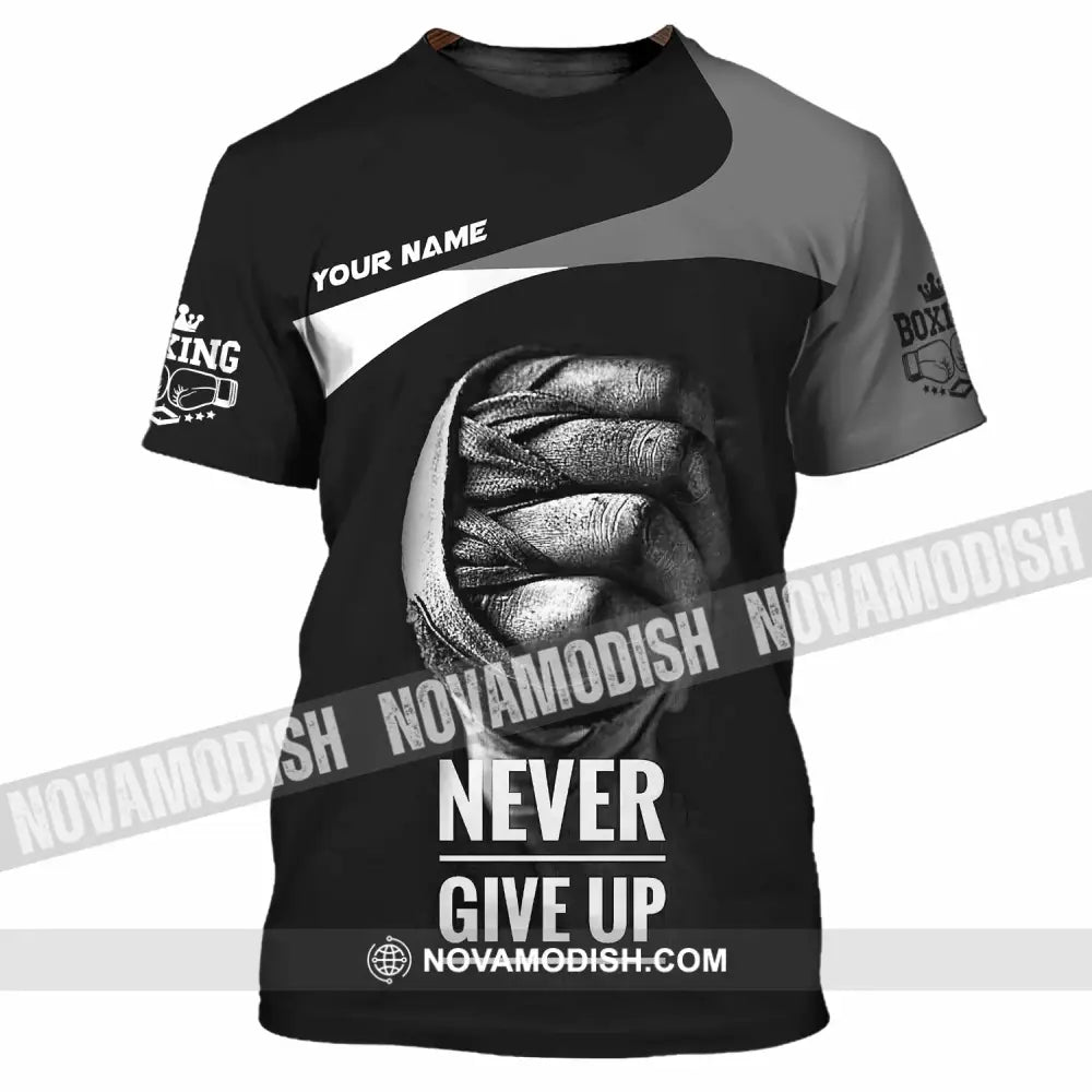 Unisex Shirt - Custom Never Give Up Shirt T-Shirt / S T-shirt