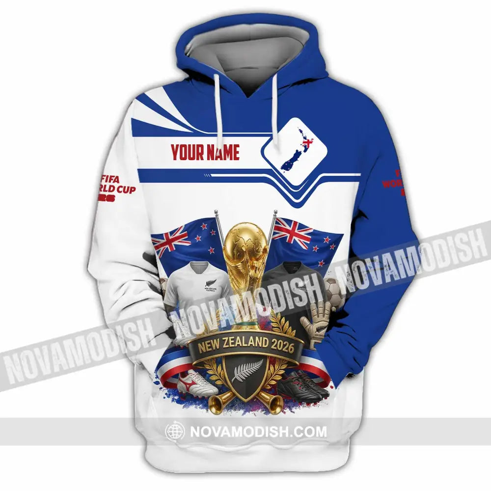 Unisex Shirt - Custom New Zealand World Cup 2026 Shirt - Hoodie / S - T-shirt