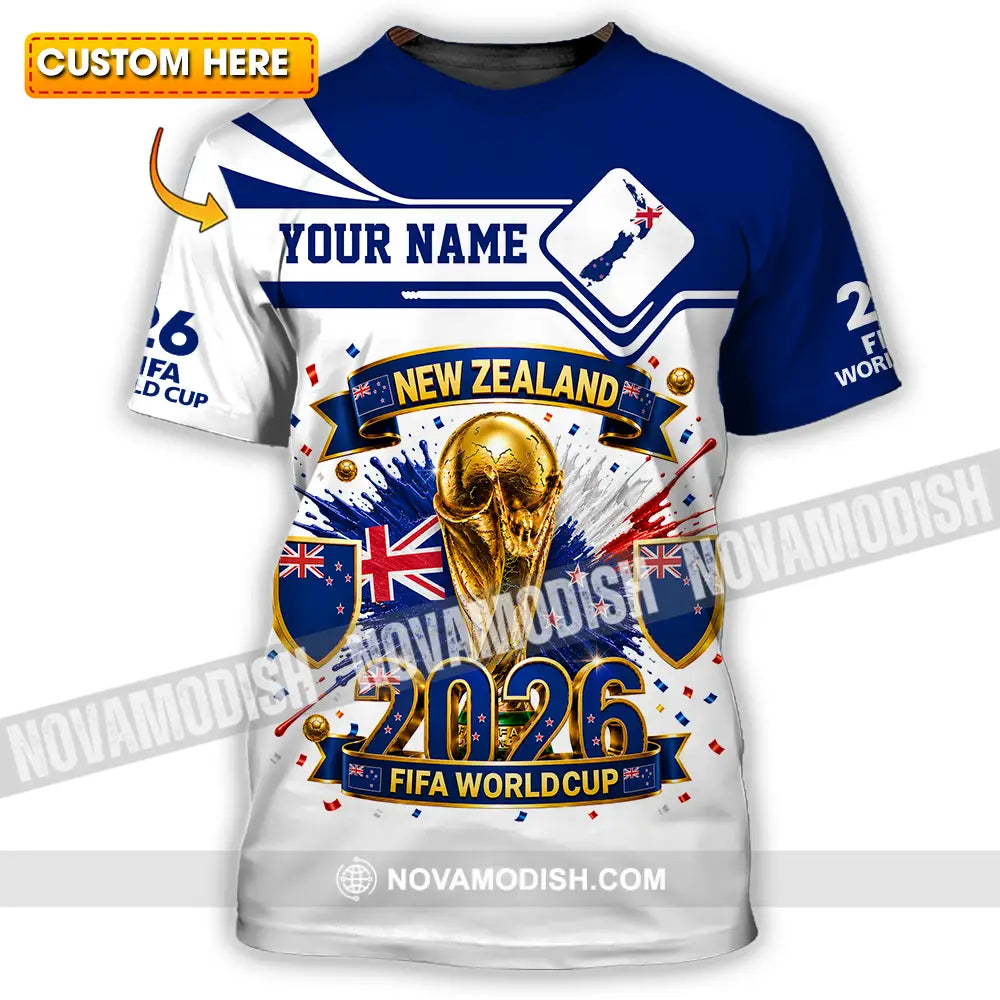 Unisex Shirt - Custom New Zealand World Cup 2026 Shirt - T-shirt