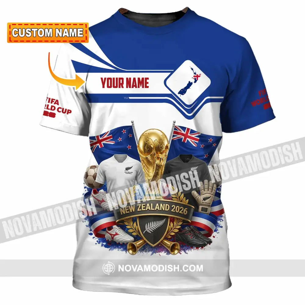 Unisex Shirt - Custom New Zealand World Cup 2026 Shirt - T-shirt