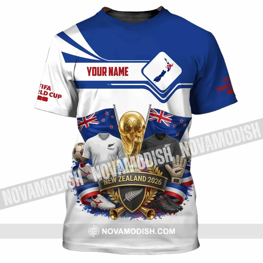 Unisex Shirt - Custom New Zealand World Cup 2026 Shirt - T-Shirt / S - T-shirt