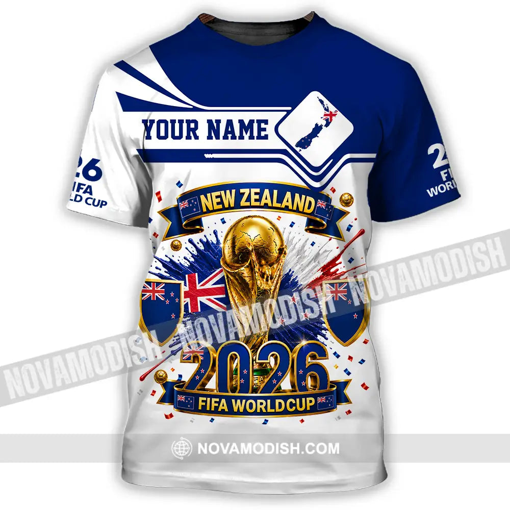 Unisex Shirt - Custom New Zealand World Cup 2026 Shirt - T-Shirt / S - T-shirt