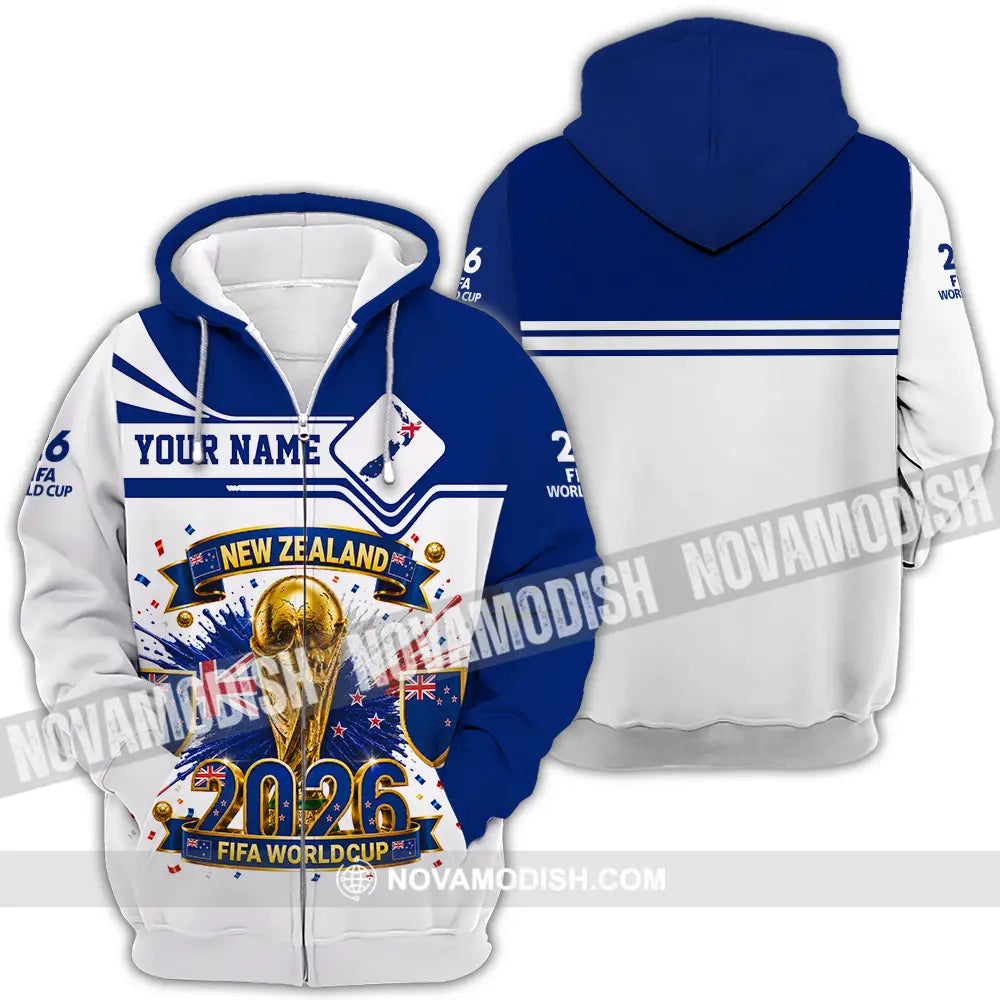 Unisex Shirt - Custom New Zealand World Cup 2026 Shirt - Zipper Hoodie / S - T-shirt