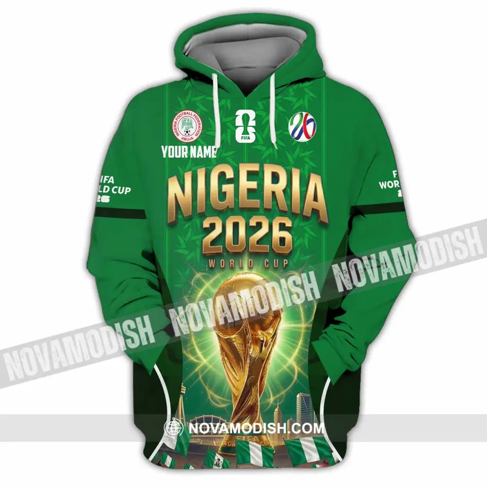 Unisex Shirt - Custom Nigeria World Cup 2026 Shirt - Hoodie / S - T-shirt
