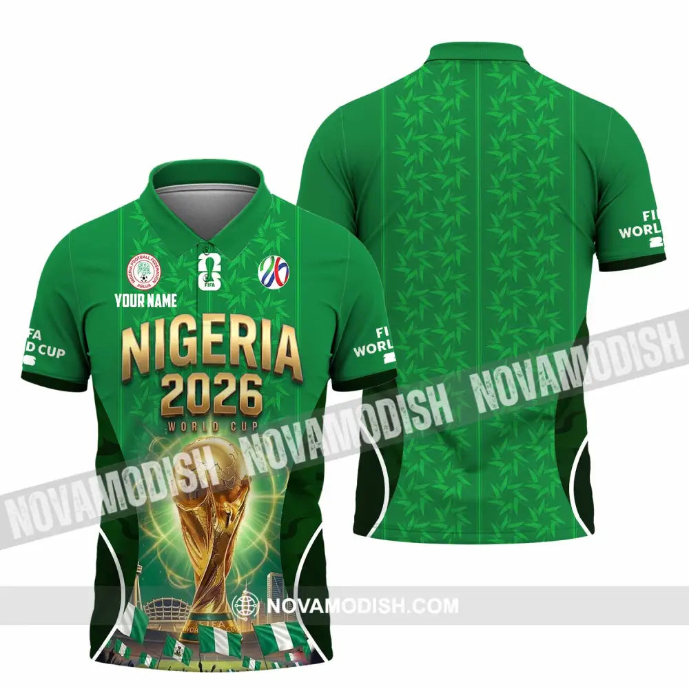 Unisex Shirt - Custom Nigeria World Cup 2026 Shirt - Polo Shirt / S - T-shirt