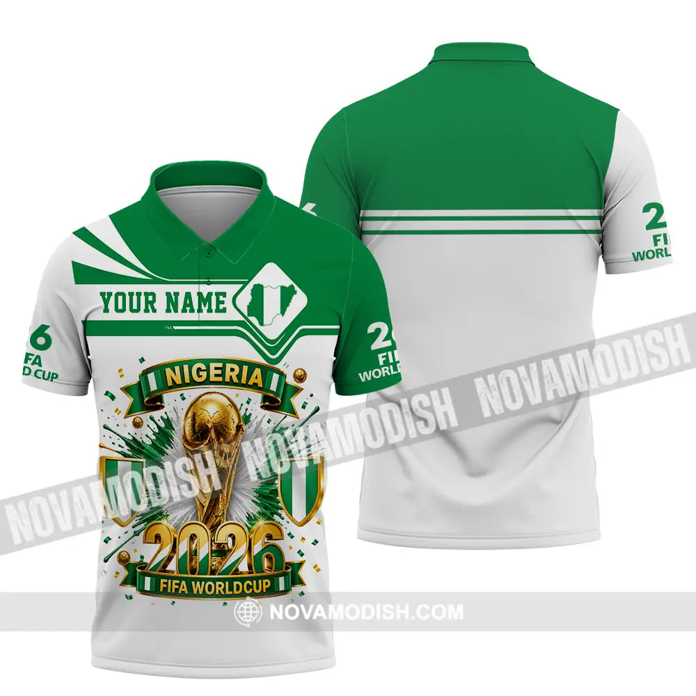 Unisex Shirt - Custom Nigeria World Cup 2026 Shirt - Polo Shirt / S - T-shirt
