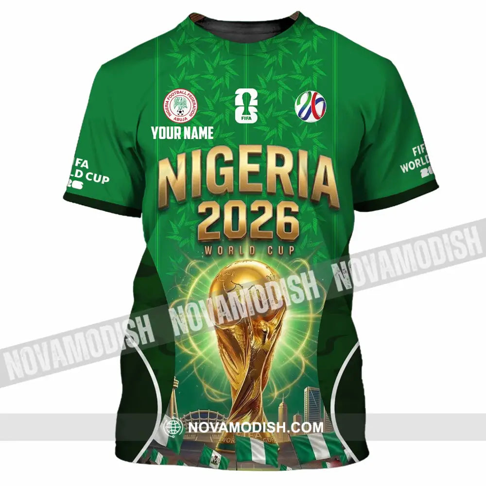 Unisex Shirt - Custom Nigeria World Cup 2026 Shirt - T-Shirt / S - T-shirt