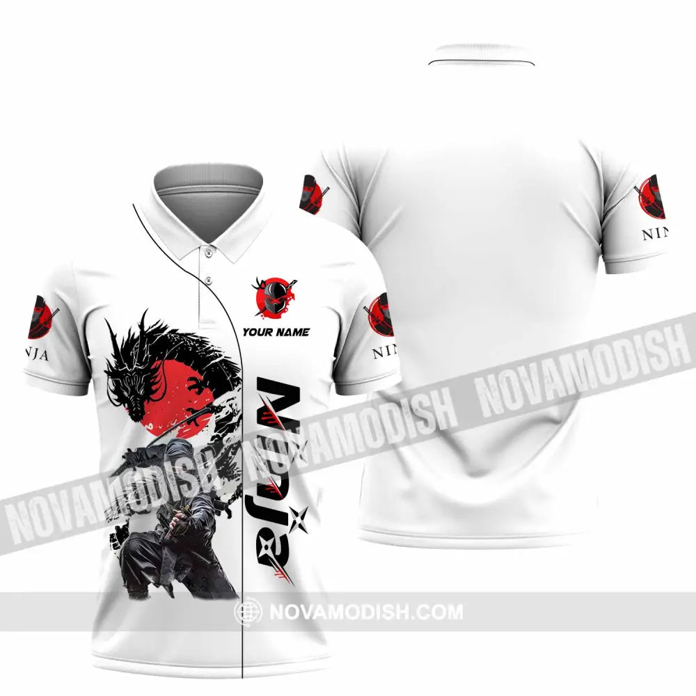 Unisex Shirt - Custom Ninja Design Shirt Polo Shirt / S T-shirt
