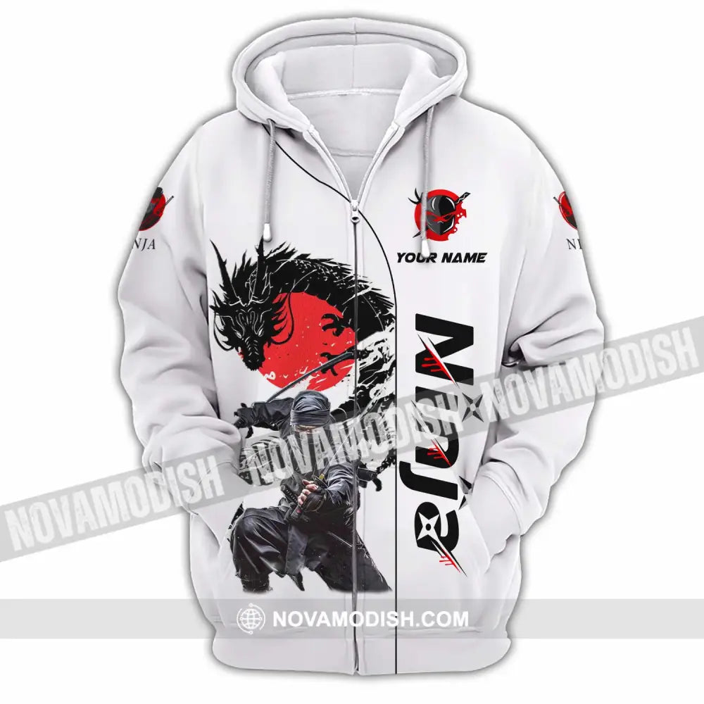 Unisex Shirt - Custom Ninja Design Shirt Zipper Hoodie / S T-shirt