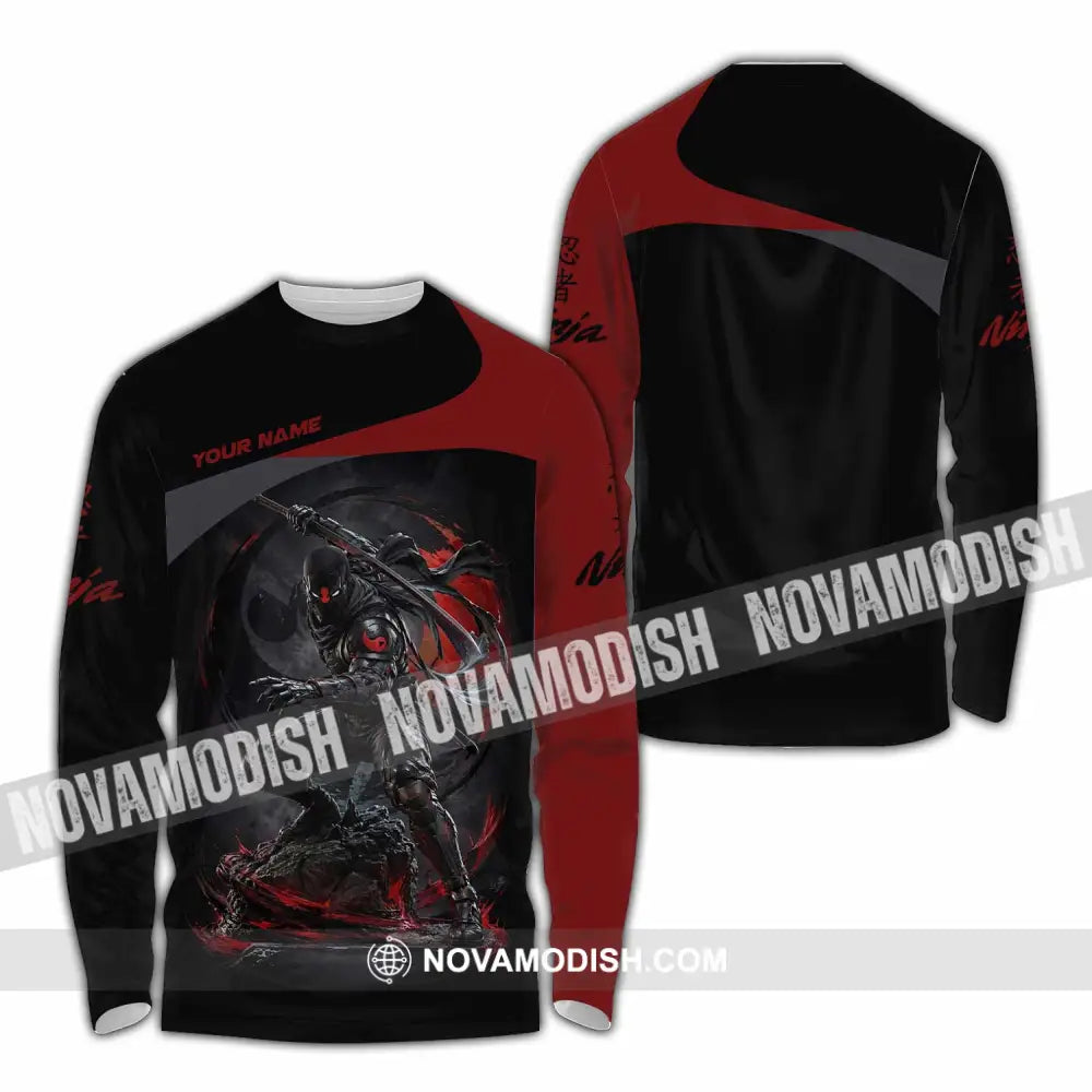 Unisex Shirt - Custom Ninja Shirt - Long Sleeve Shirt / S - T-shirt