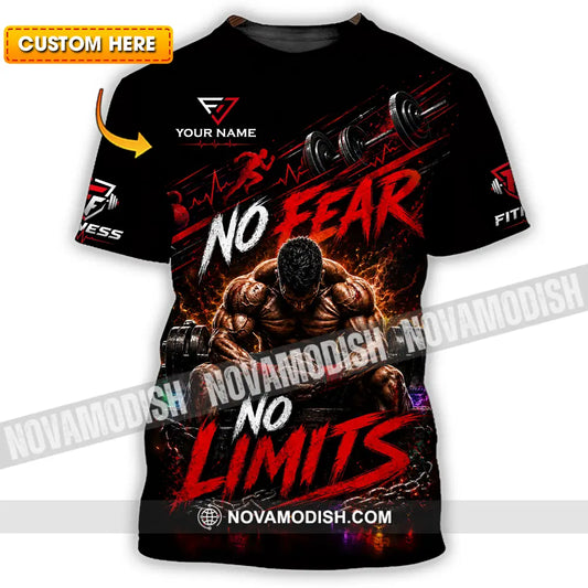 Unisex Shirt - Custom No Fear No Limits Shirt - T-shirt