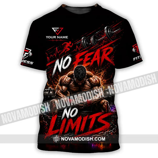 Unisex Shirt - Custom No Fear No Limits Shirt - T-Shirt / S - T-shirt