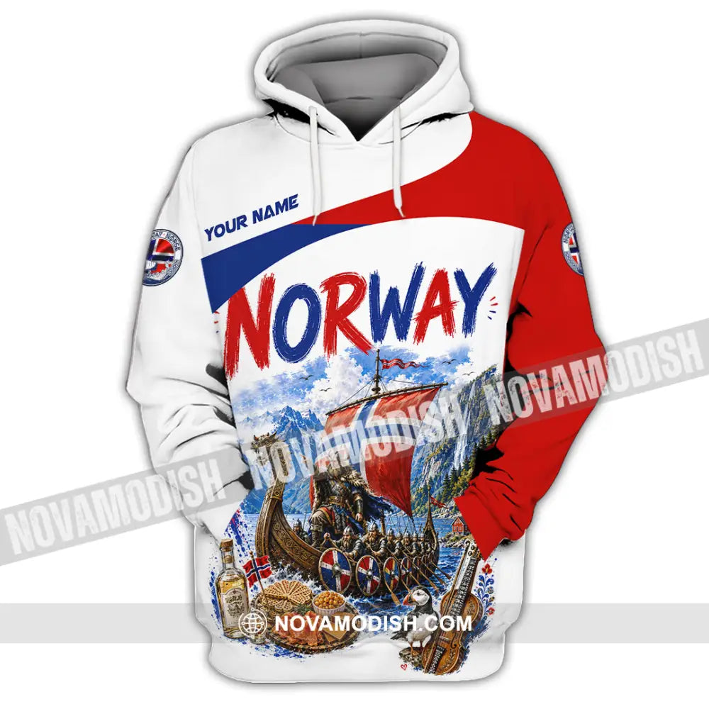 Unisex Shirt - Custom Norway Shirt - Hoodie / S - T-shirt