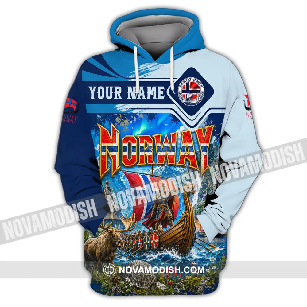 Unisex Shirt - Custom Norway Shirt - Hoodie / S - T-shirt