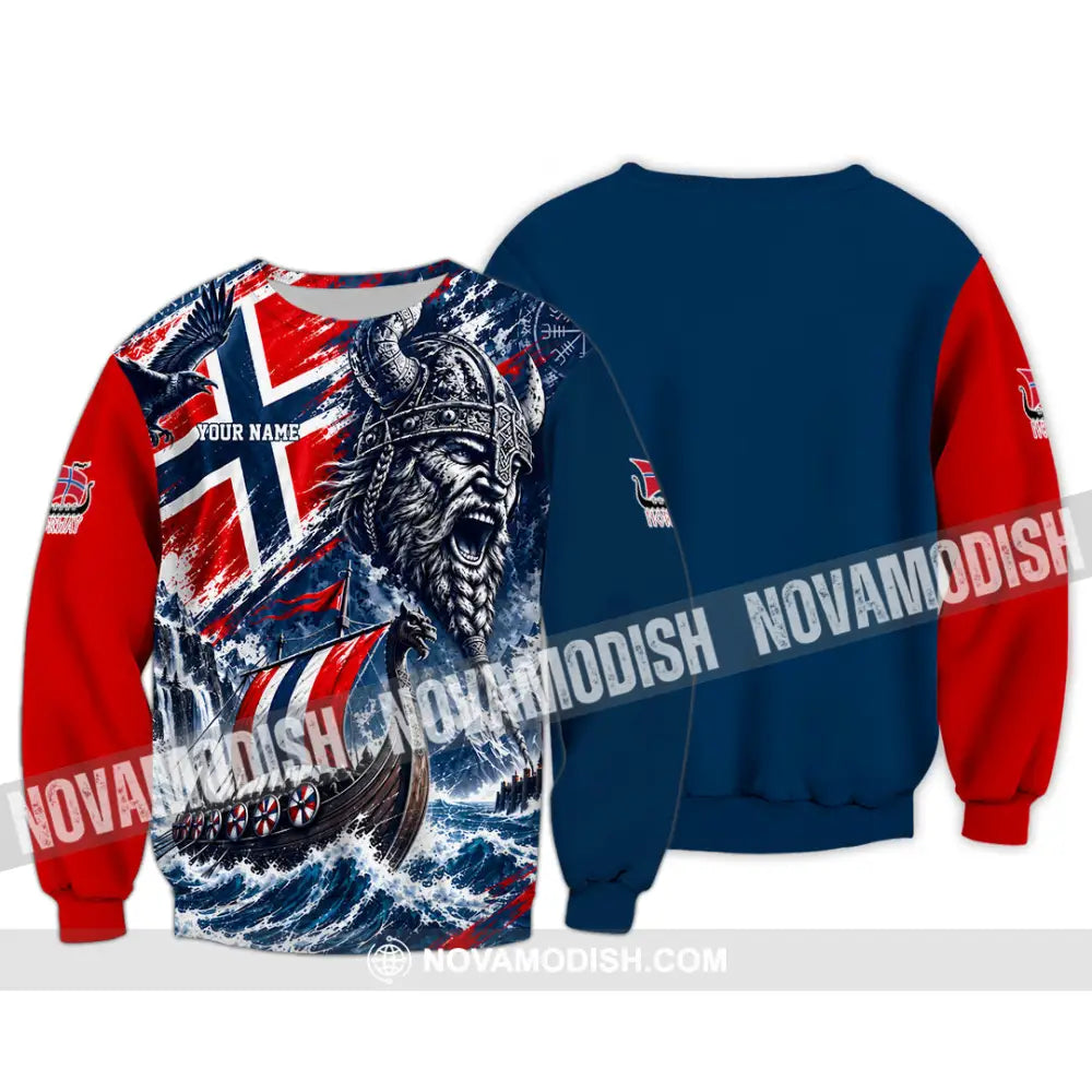 Unisex Shirt - Custom Norway Shirt - Long Sleeve / S - T-shirt