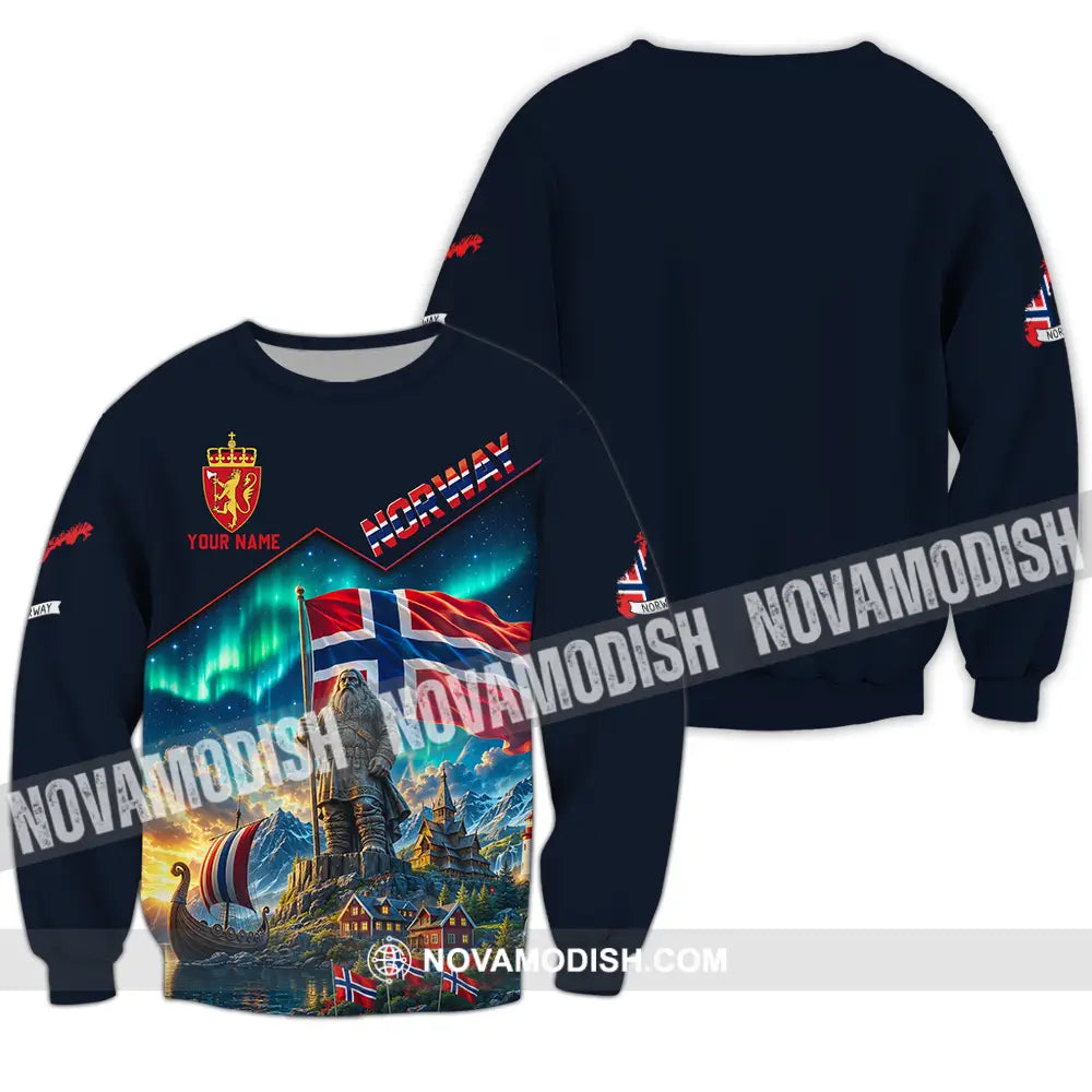 Unisex Shirt - Custom Norway Shirt - Long Sleeve / S - T-shirt