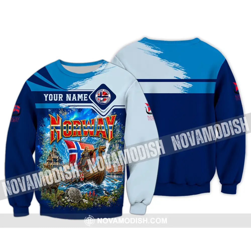 Unisex Shirt - Custom Norway Shirt - Long Sleeve / S - T-shirt