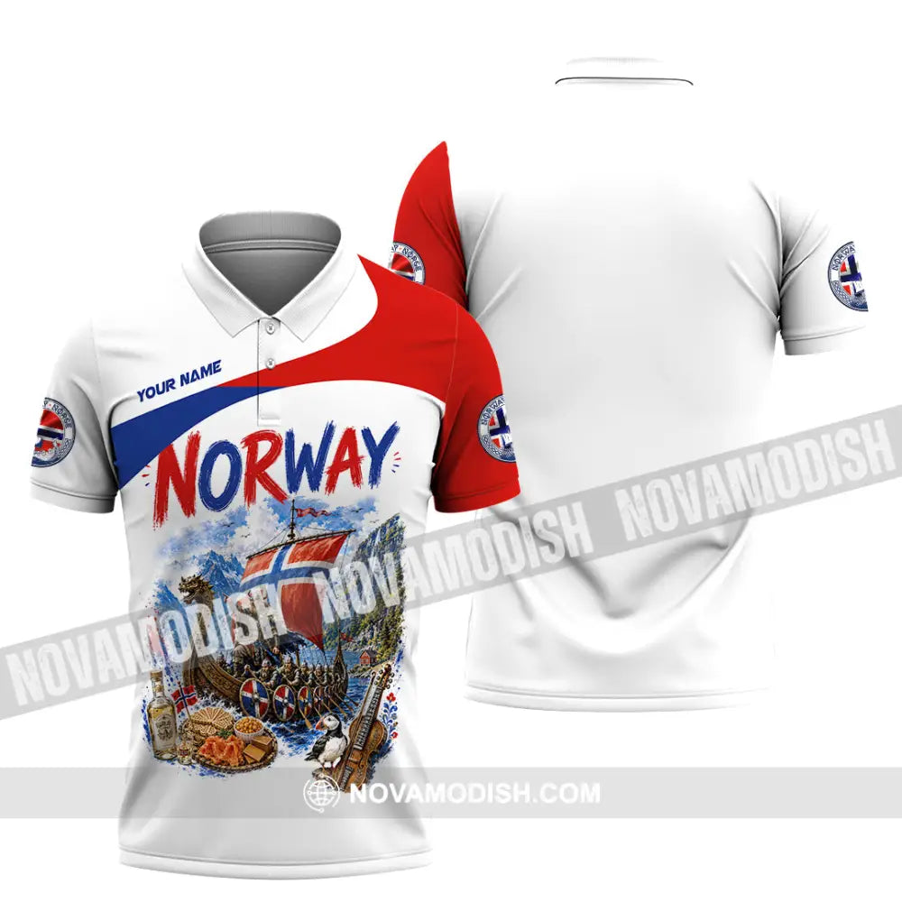 Unisex Shirt - Custom Norway Shirt - Polo Shirt / S - T-shirt