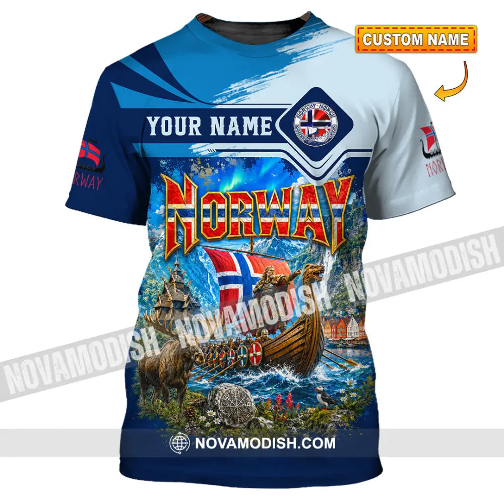 Unisex Shirt - Custom Norway Shirt - T-shirt