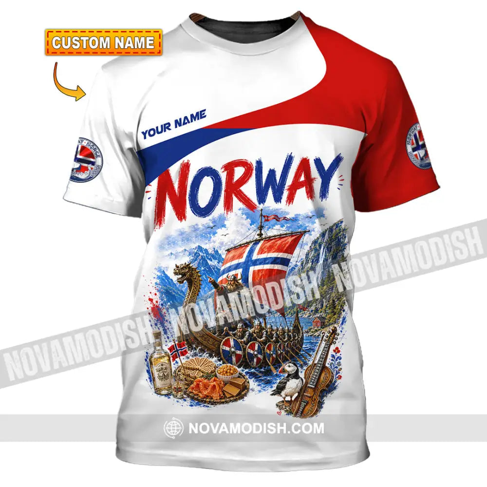 Unisex Shirt - Custom Norway Shirt - T-shirt