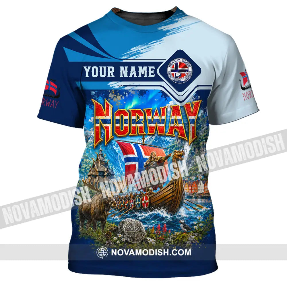 Unisex Shirt - Custom Norway Shirt - T-Shirt / S - T-shirt