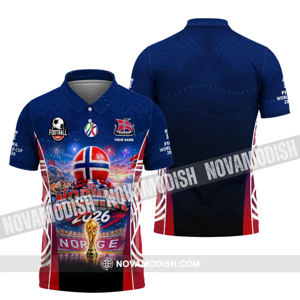 Unisex Shirt - Custom Norway World Cup 2026 Shirt - Polo Shirt / S - T-shirt