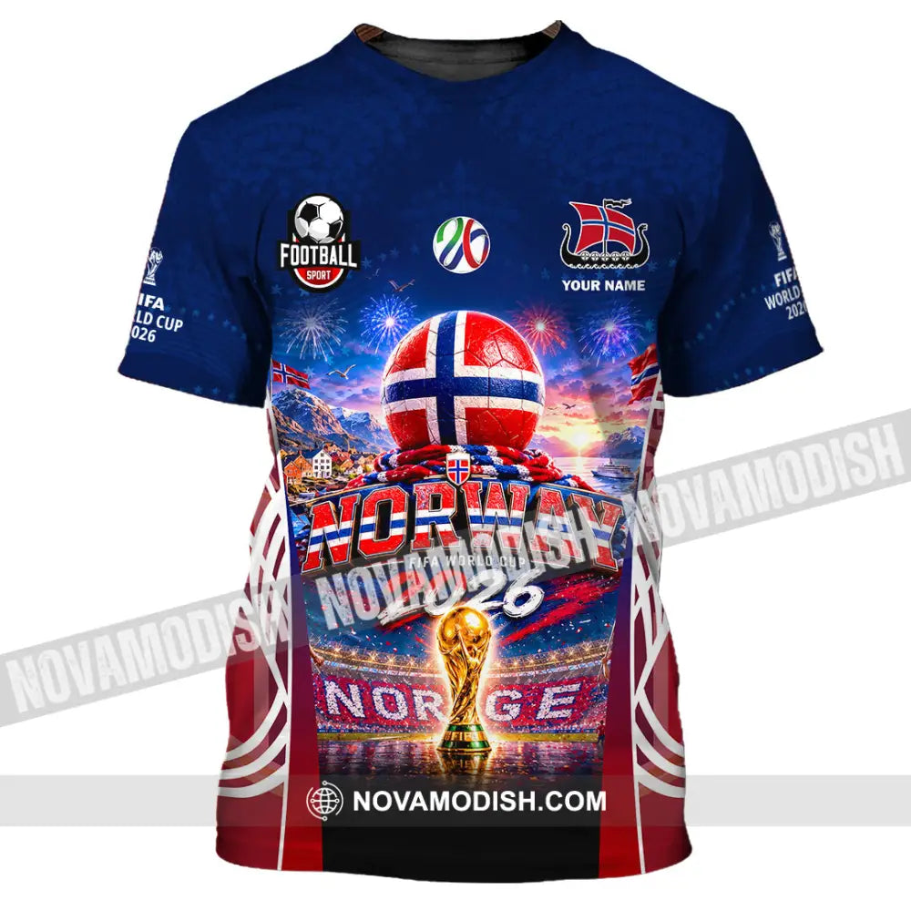 Unisex Shirt - Custom Norway World Cup 2026 Shirt - T-Shirt / S - T-shirt
