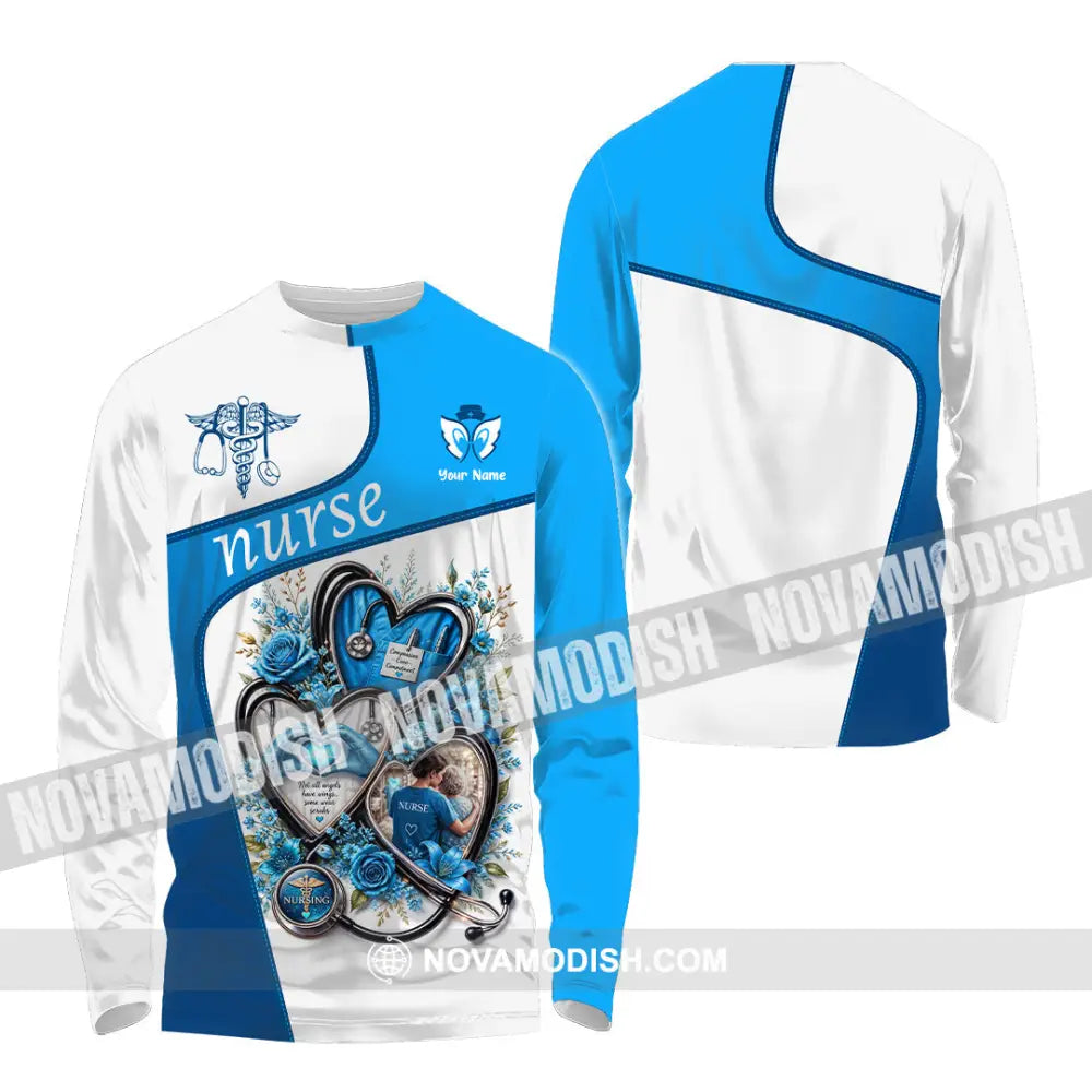 Unisex Shirt - Custom Nurse Shirt - Long Sleeve Shirt / S - T-shirt