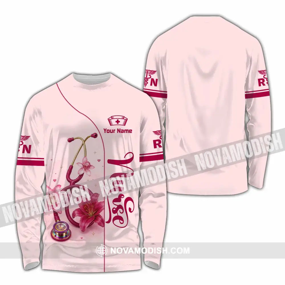 Unisex Shirt - Custom Nurse Shirt - Long Sleeve Shirt / S - T-shirt