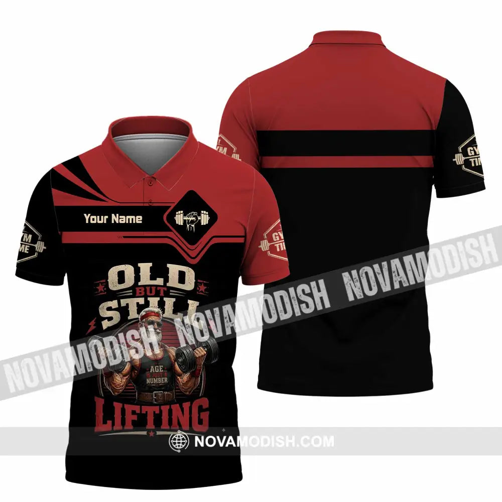 Unisex Shirt - Custom Old But Still Lifting Shirt - Polo Shirt / S - T-shirt