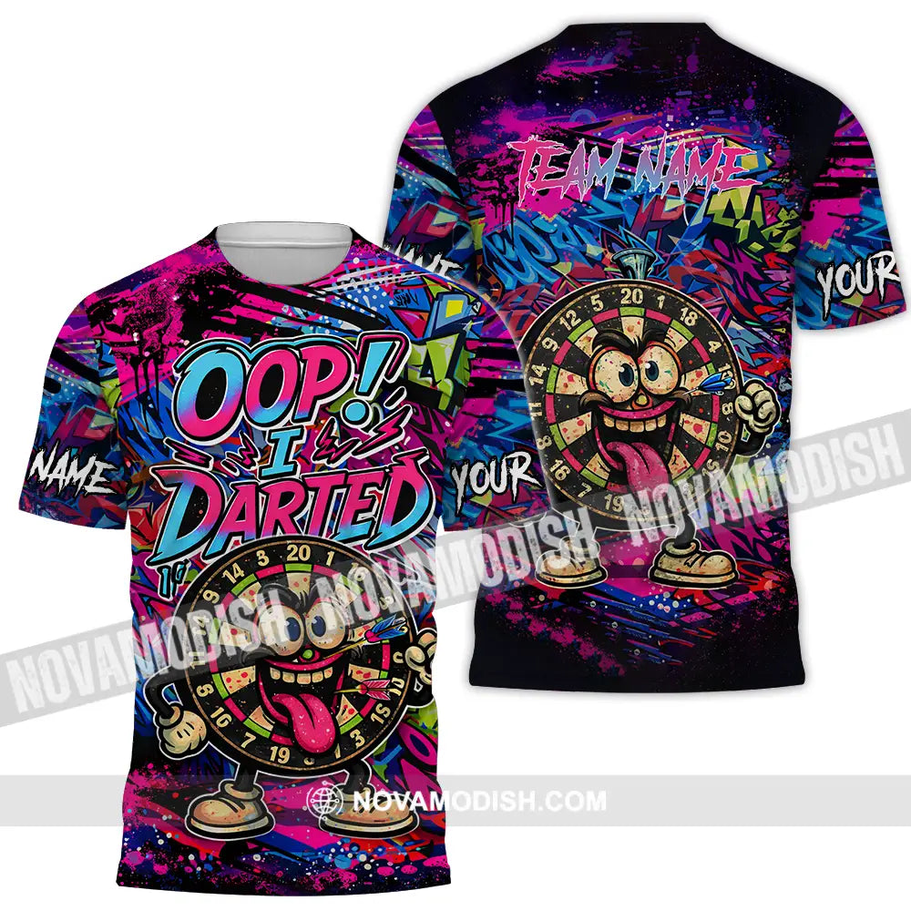 Unisex Shirt - Custom Oops I Darted 3D Shirt T-Shirt / S T-shirt