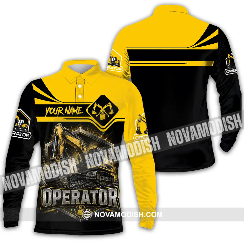 Unisex Shirt - Custom Operator Shirt - Long Sleeve Polo / S - T-shirt