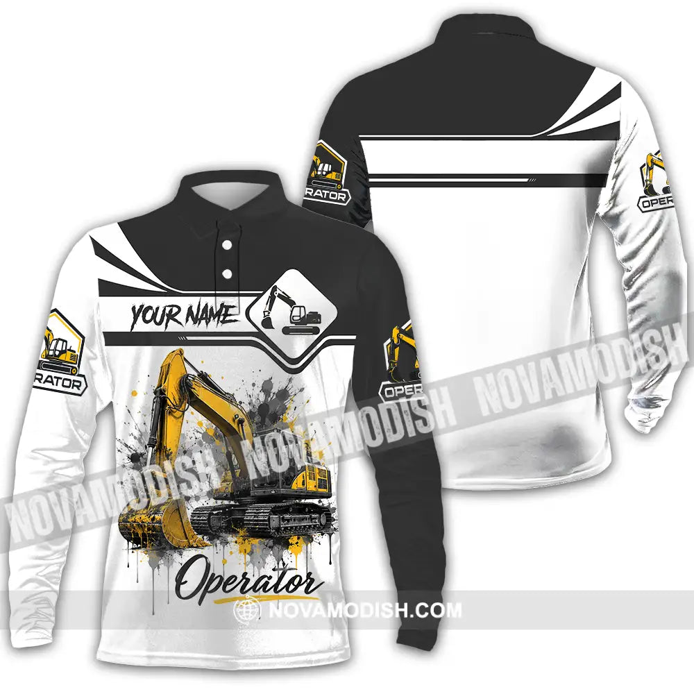 Unisex Shirt - Custom Operator Shirt - Long Sleeve Polo / S - T-shirt