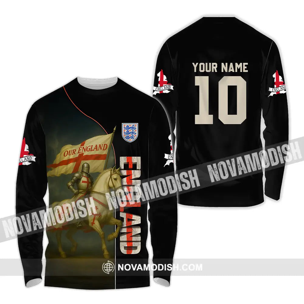 Unisex Shirt - Custom Our England Shirt Long Sleeve Shirt / S T-shirt