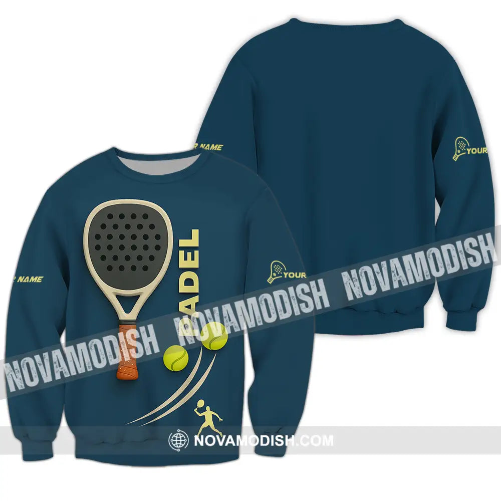 Unisex Shirt - Custom Padel Shirt Long Sleeve / S T-shirt