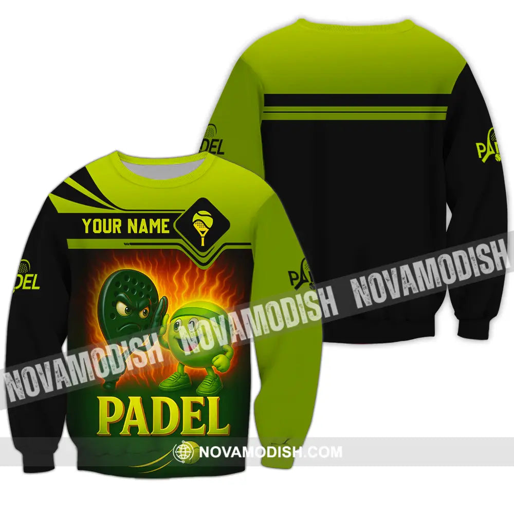 Unisex Shirt - Custom Padel Shirt Long Sleeve / S T-shirt