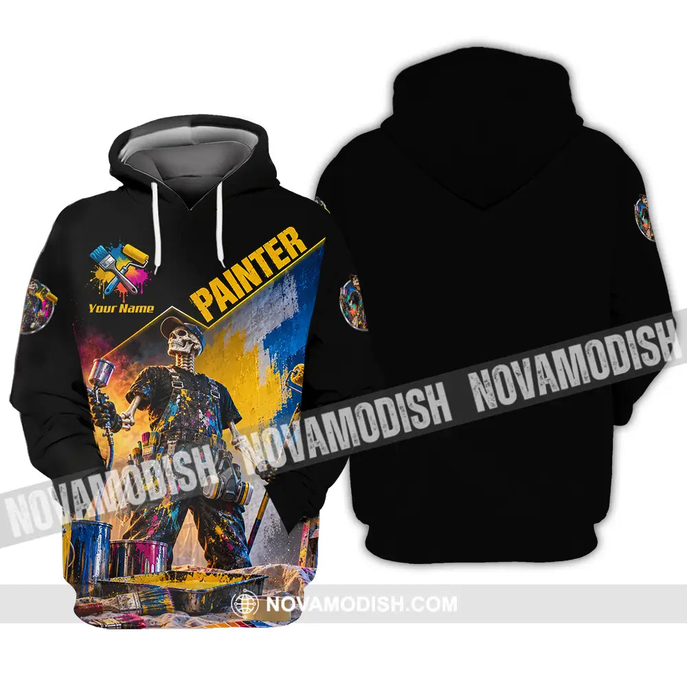 Unisex Shirt - Custom Painter Shirt - Hoodie / S - T-shirt