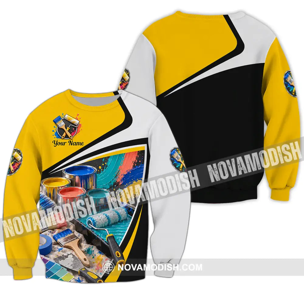 Unisex Shirt - Custom Painter Shirt - Long Sleeve / S - T-shirt
